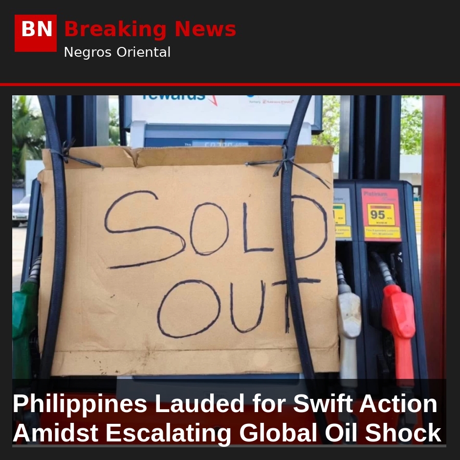 Image related to: Philippines Lauded for Swift Action Amidst Escalating Global Oil Shock