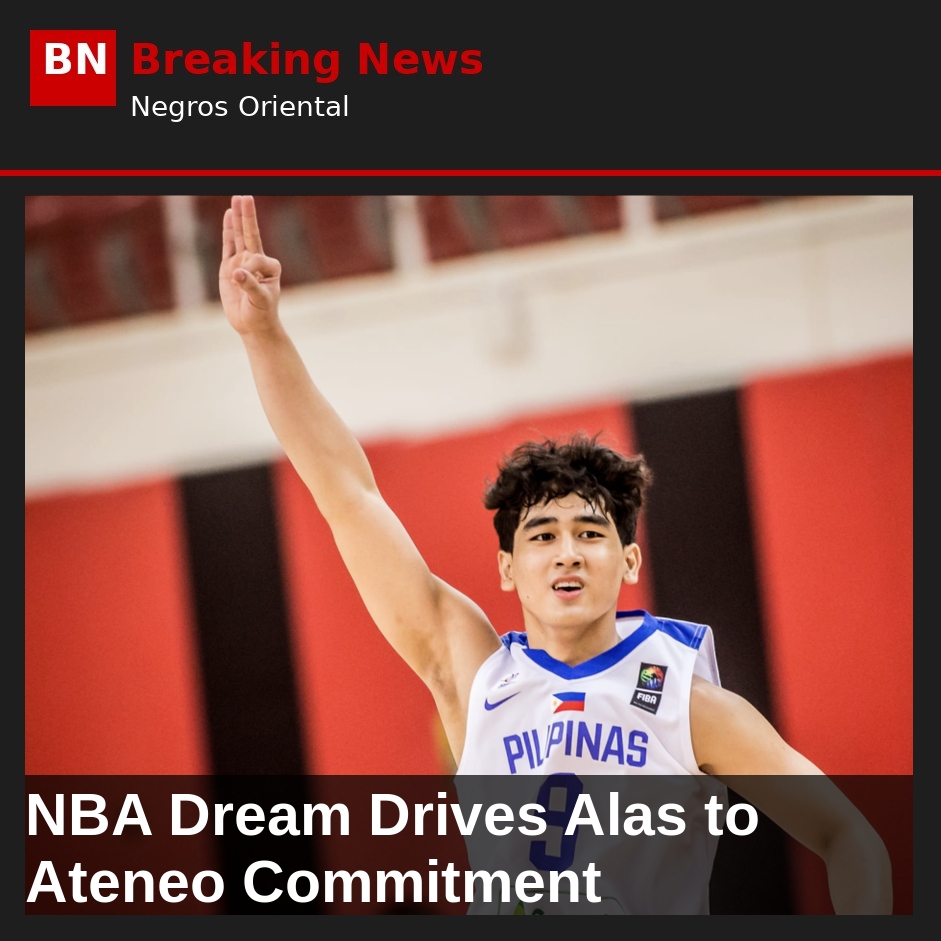 Image related to: NBA Dream Drives Alas to Ateneo Commitment