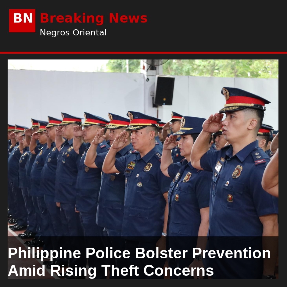 Philippine Police Bolster Prevention Amid Rising Theft Concerns