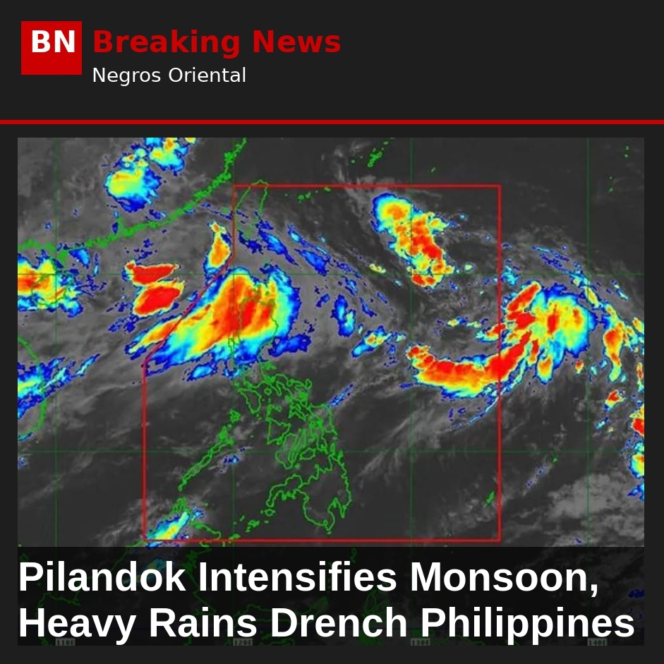Pilandok Intensifies Monsoon, Heavy Rains Drench Philippines
