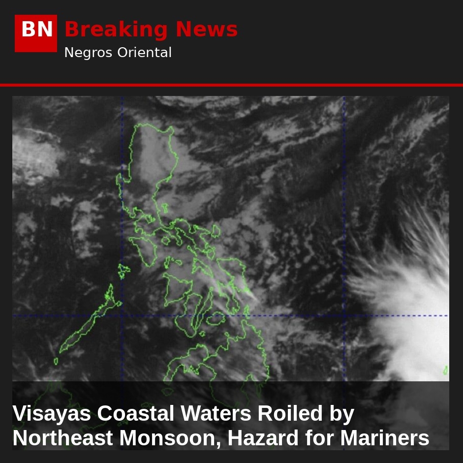 Image related to: Visayas Coastal Waters Roiled by Northeast Monsoon, Hazard for Mariners