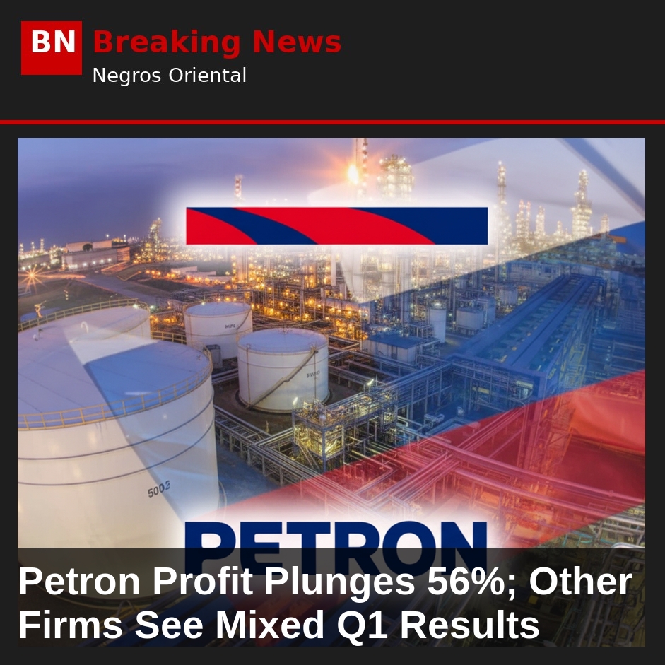 Image related to: Petron Profit Plunges 56%; Other Firms See Mixed Q1 Results