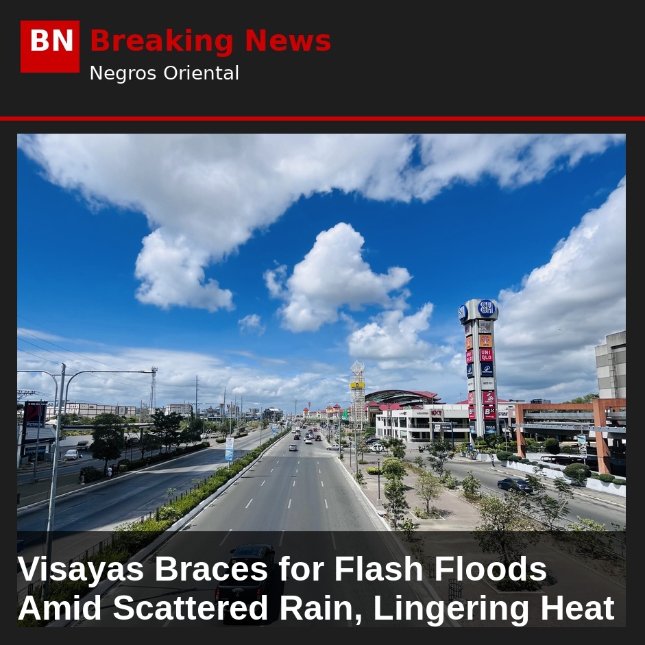 Image related to: Visayas Braces for Flash Floods Amid Scattered Rain, Lingering Heat