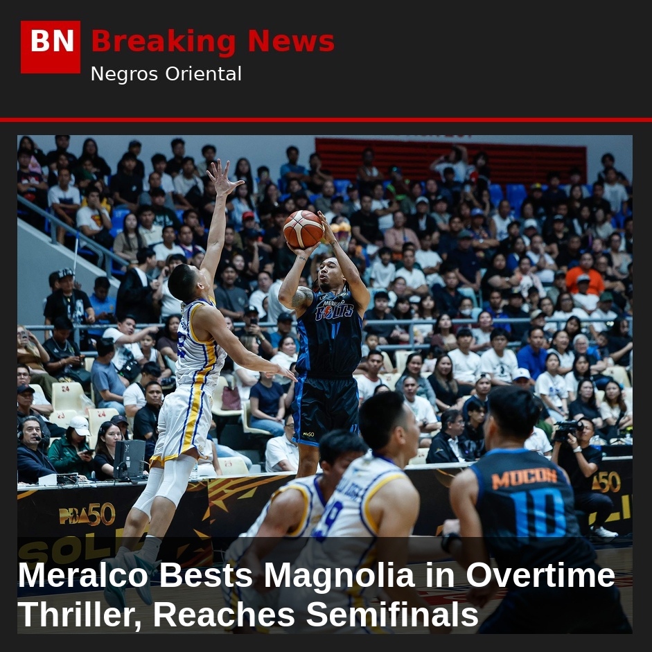 Meralco Bests Magnolia in Overtime Thriller, Reaches Semifinals