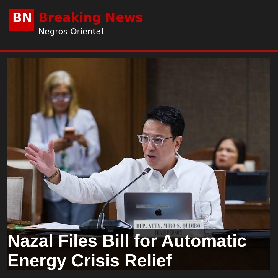 Nazal Files Bill for Automatic Energy Crisis Relief