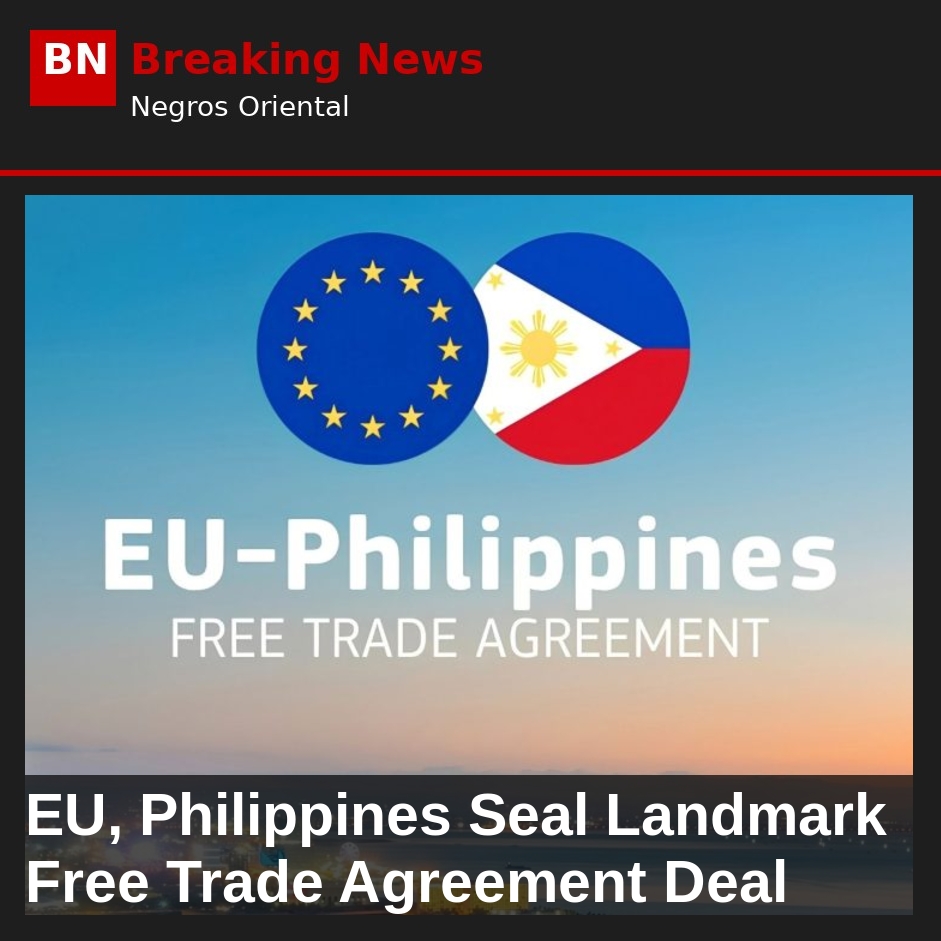 EU, Philippines Seal Landmark Free Trade Agreement Deal
