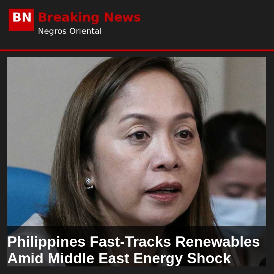 Image related to: Philippines Fast-Tracks Renewables Amid Middle East Energy Shock