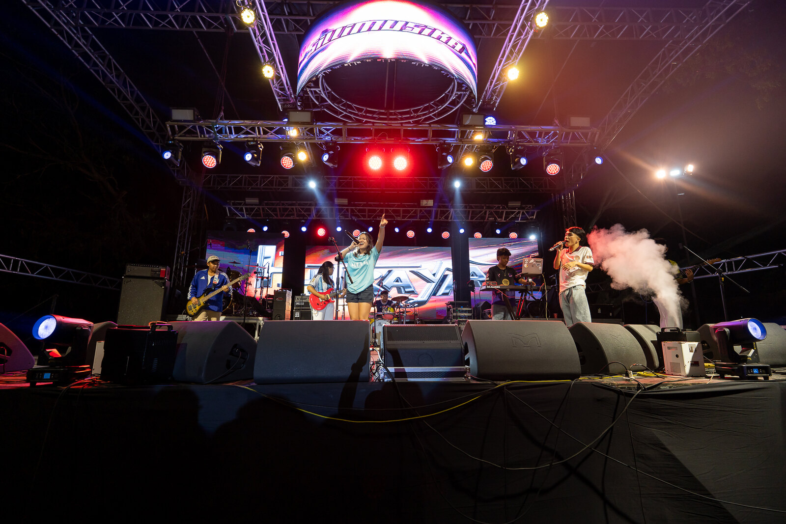 The Sillimusika 2026 stage at the Filomeno Cimafranca Ballfield